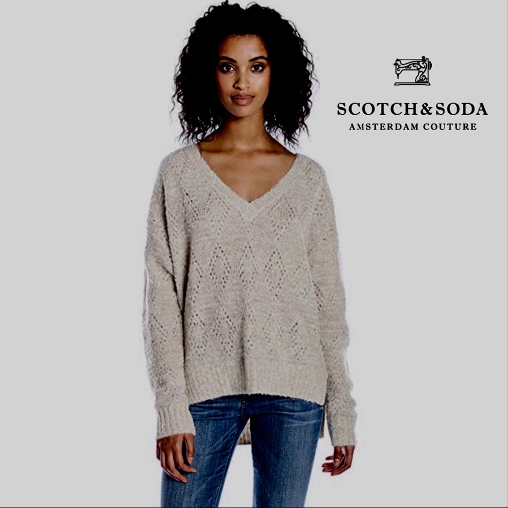 ❤️Scotch & Soda Maison Scotch Women’s V-neck Sweater